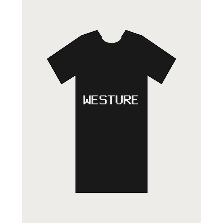 Minimalist Micro Logo Tee - Black