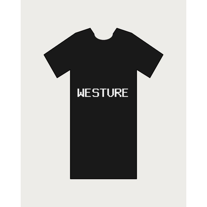 Minimalist Micro Logo Tee - Black